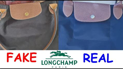 how to spot a fake longchamp bag|longchamp le pliage bag fake.